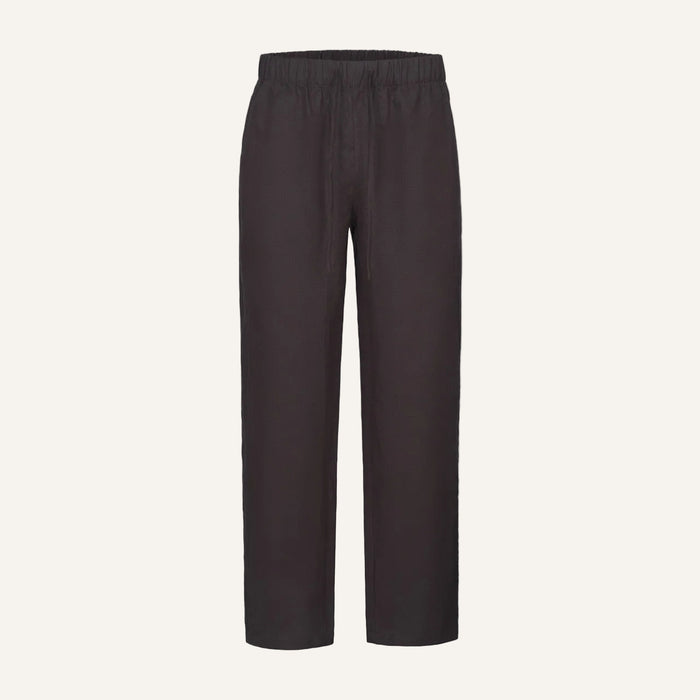 Mazrood Linen Trousers — Brown
