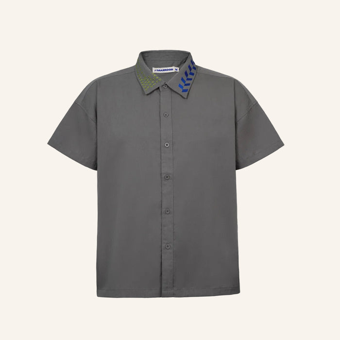 Mzrd Tencel Shirt C — Light Gray