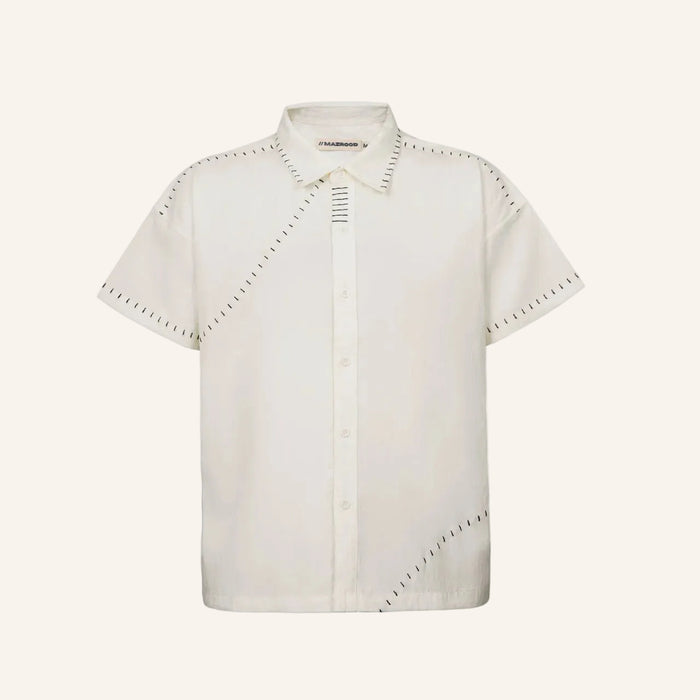 Mzrd Tencel Shirt D — Off-White