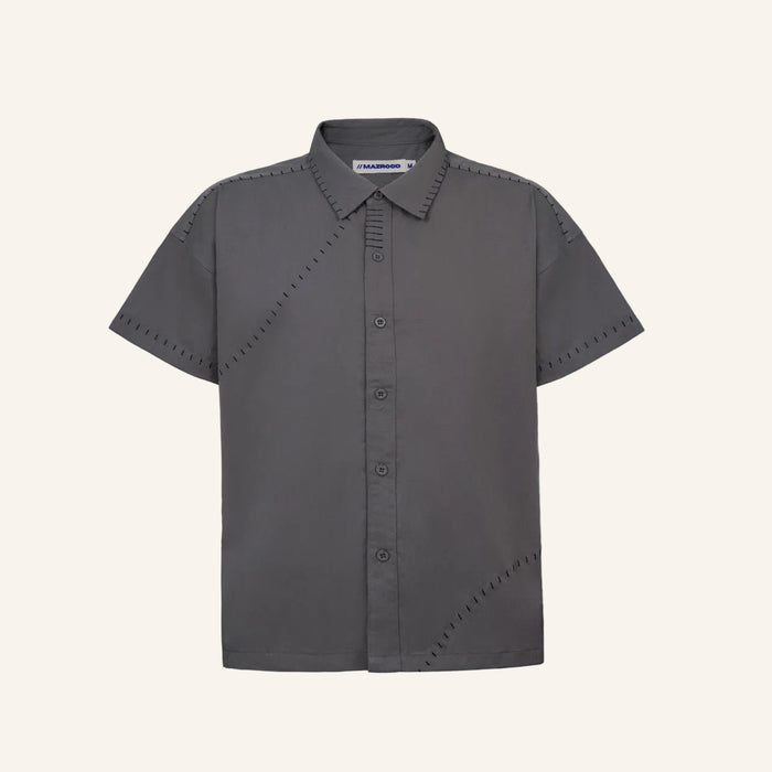 Mzrd Tencel Shirt D — Gray