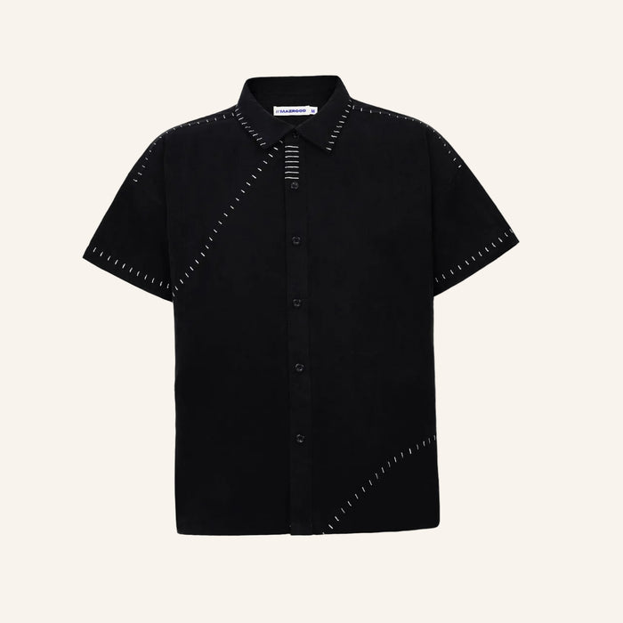 Mzrd Tencel Shirt D — Black