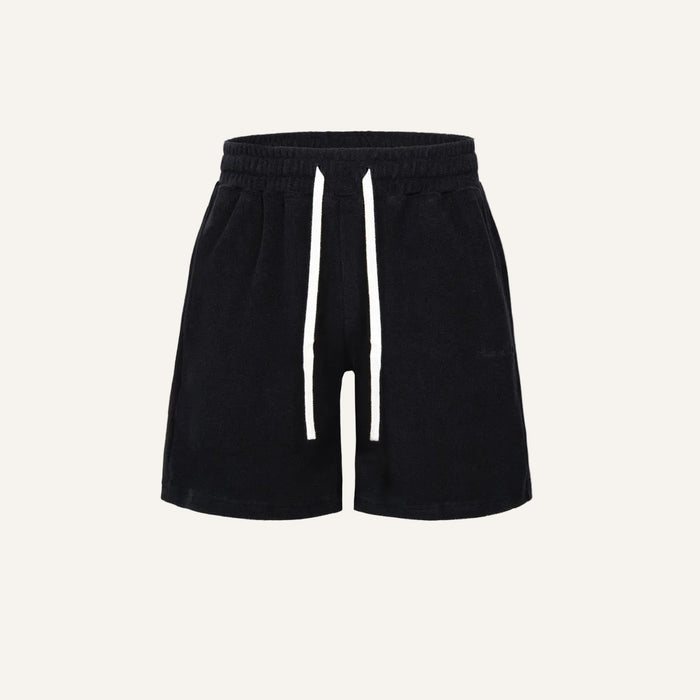 Mzrd Women's Terry Towel Shorts — Black