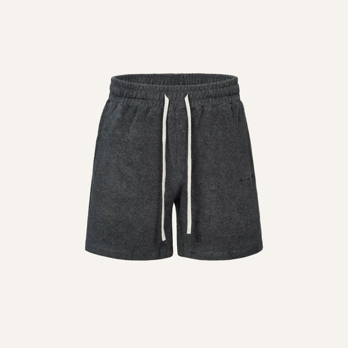 Mzrd Women's Terry Towel Shorts — Gray
