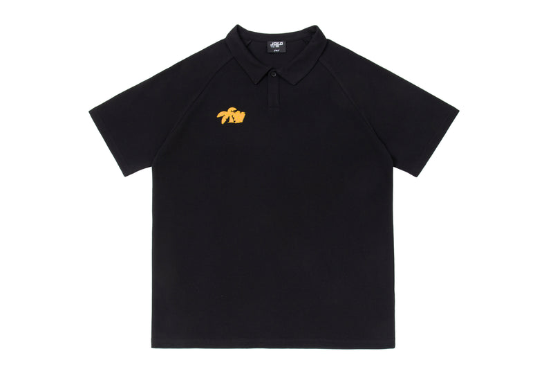 Embroidered MZ Logo Polo Shirt
