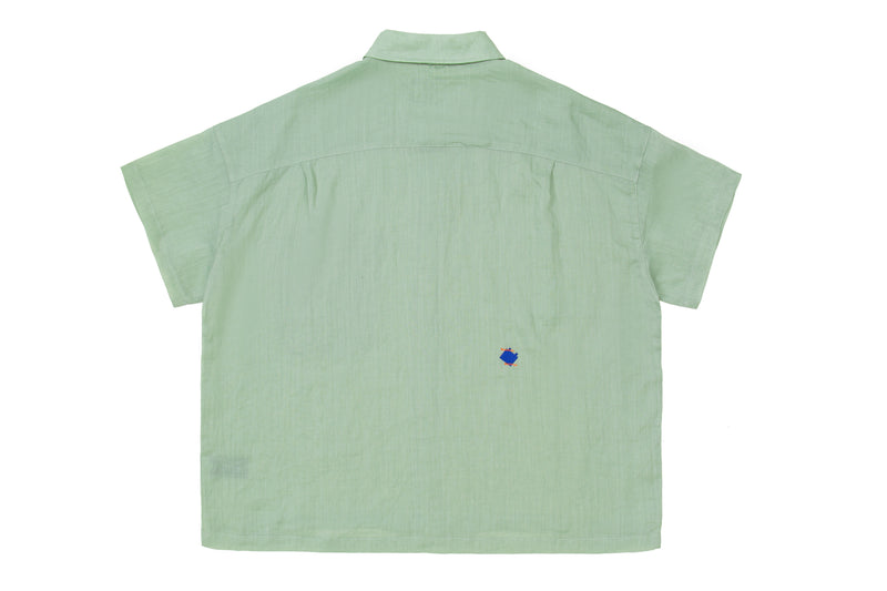 Linen Short Sleeve Shirt & Shorts Set