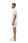 Linen Short Sleeve Shirt & Shorts Set