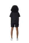 Linen Short Sleeve Shirt & Shorts Set
