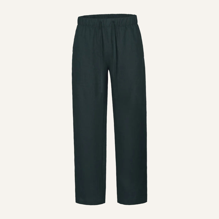 Mazrood Linen Trousers — Green