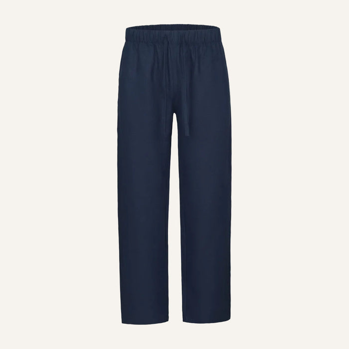 Mazrood Linen Trousers — Navy