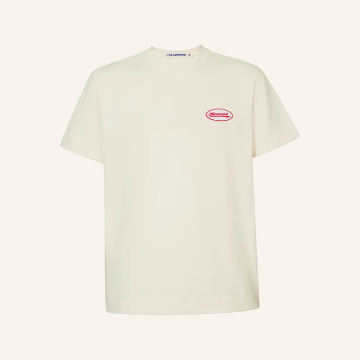 Mazrood Studio Embroidered Patch Tee