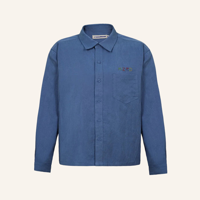 Mzrd Tencel Shirt A — Blue