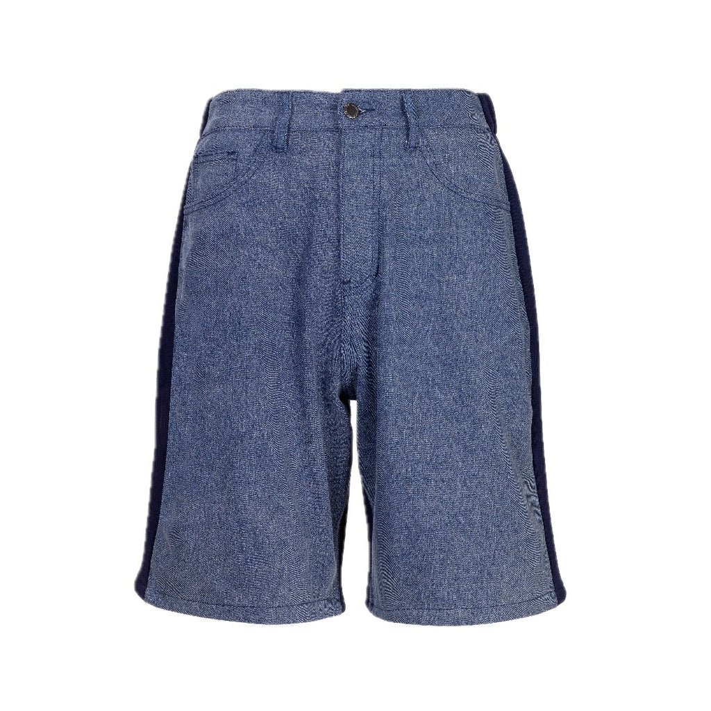 Denim Cotton Shorts - Mazrood