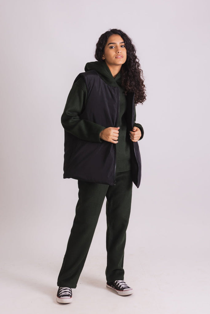 Double Sided Puffer Vest - Mazrood