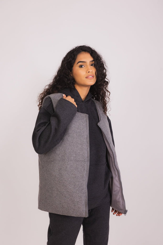 Double Sided Puffer Vest - Mazrood