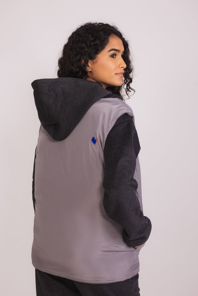 Double Sided Puffer Vest - Mazrood