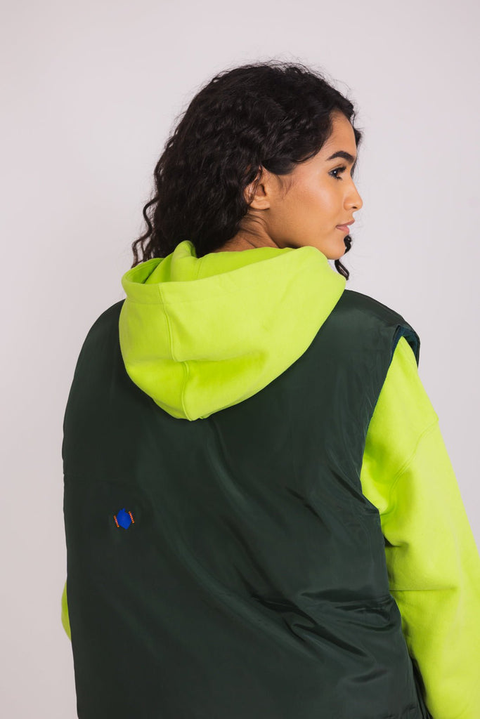 Double Sided Puffer Vest - Mazrood