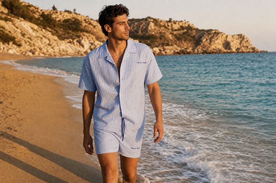 Striped Shirt II & Shorts