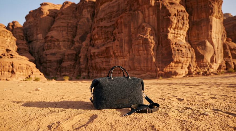 Mazrood Riviera Bouclé Holdall — Limited Edition