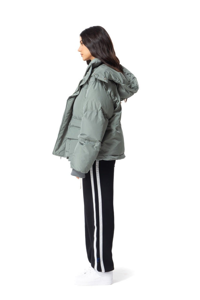 Hooded Puffer Jacket - Mazrood