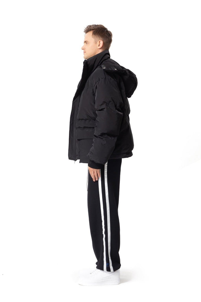 Hooded Puffer Jacket - Mazrood