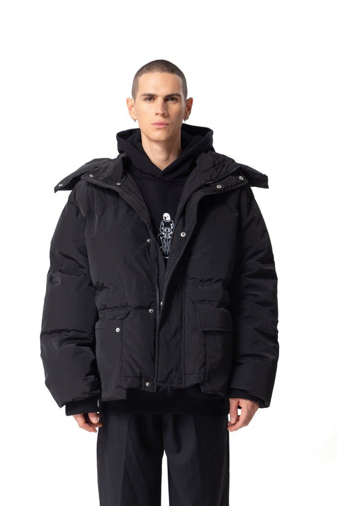 Hooded Puffer Jacket - Mazrood