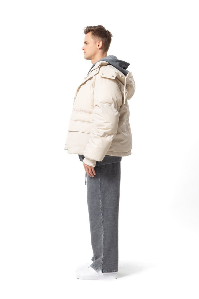 Hooded Puffer Jacket - Mazrood