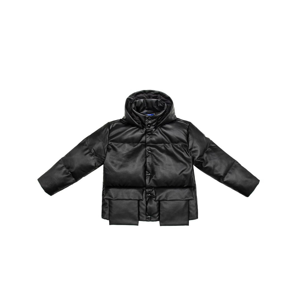 Leather Puffer Jacket - Mazrood