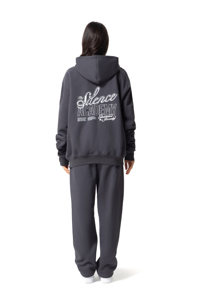 Silence Academy Oversized Hoodie - Mazrood