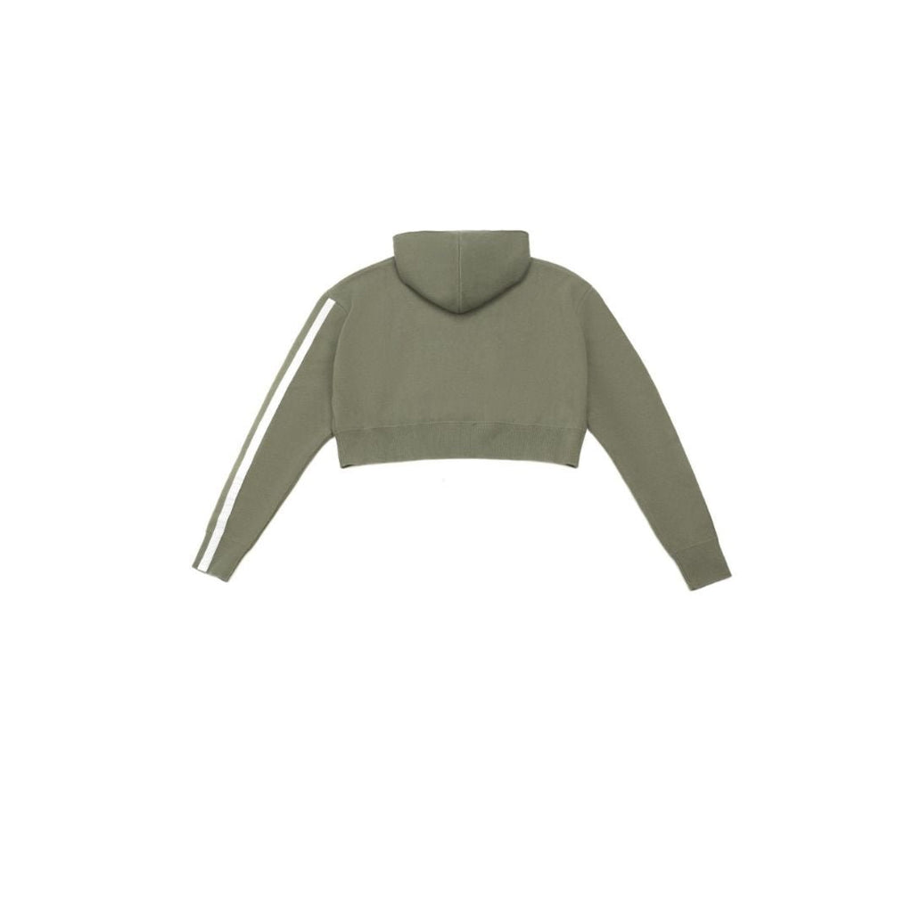 Wool Cropped Hoodie - Mazrood