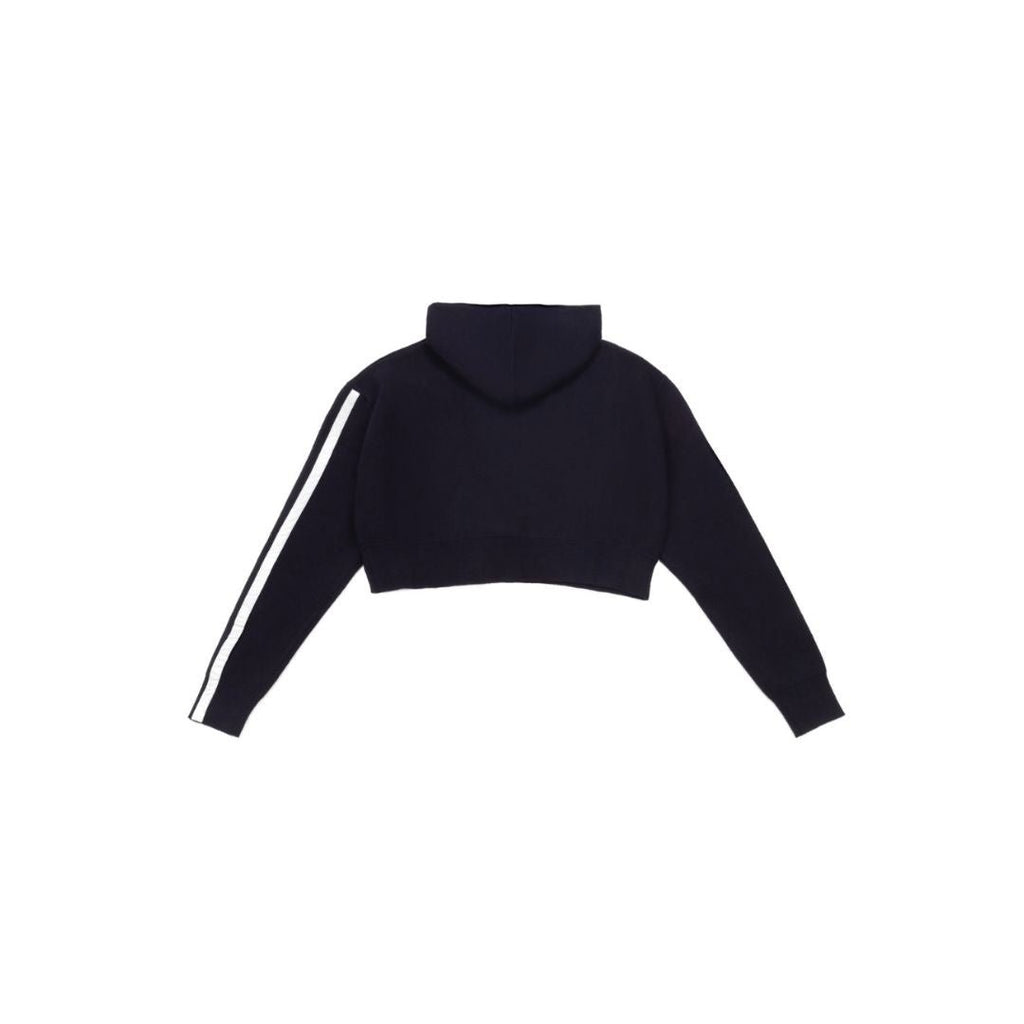 Wool Cropped Hoodie - Mazrood