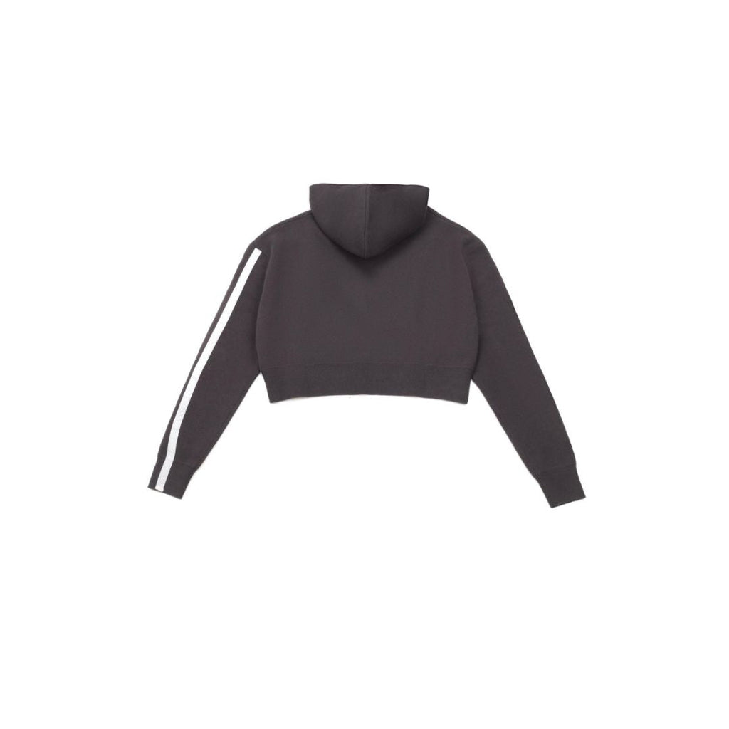 Wool Cropped Hoodie - Mazrood