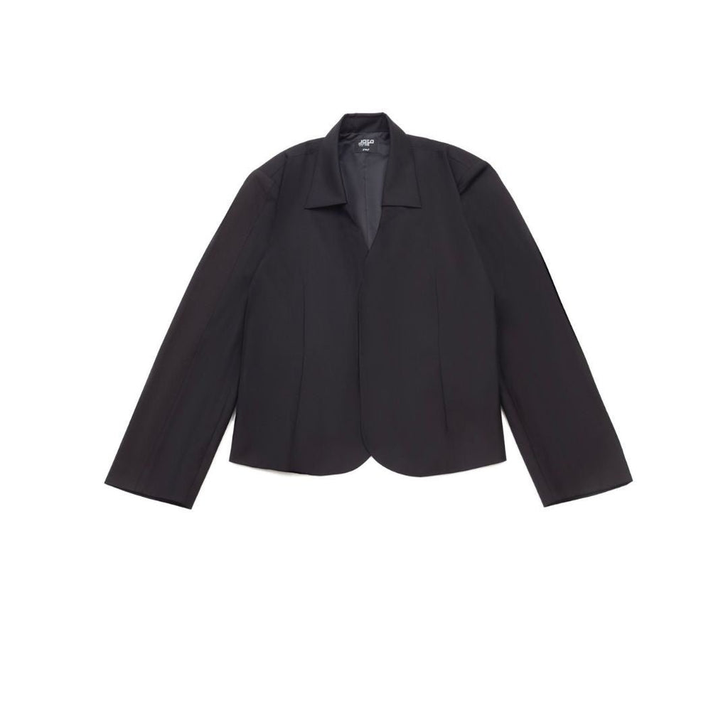 Wool Long Sleeve Blazer - Mazrood