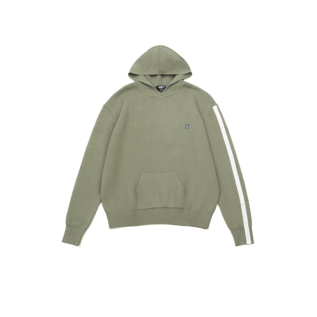 Wool Side Stripe Hoodie - Mazrood