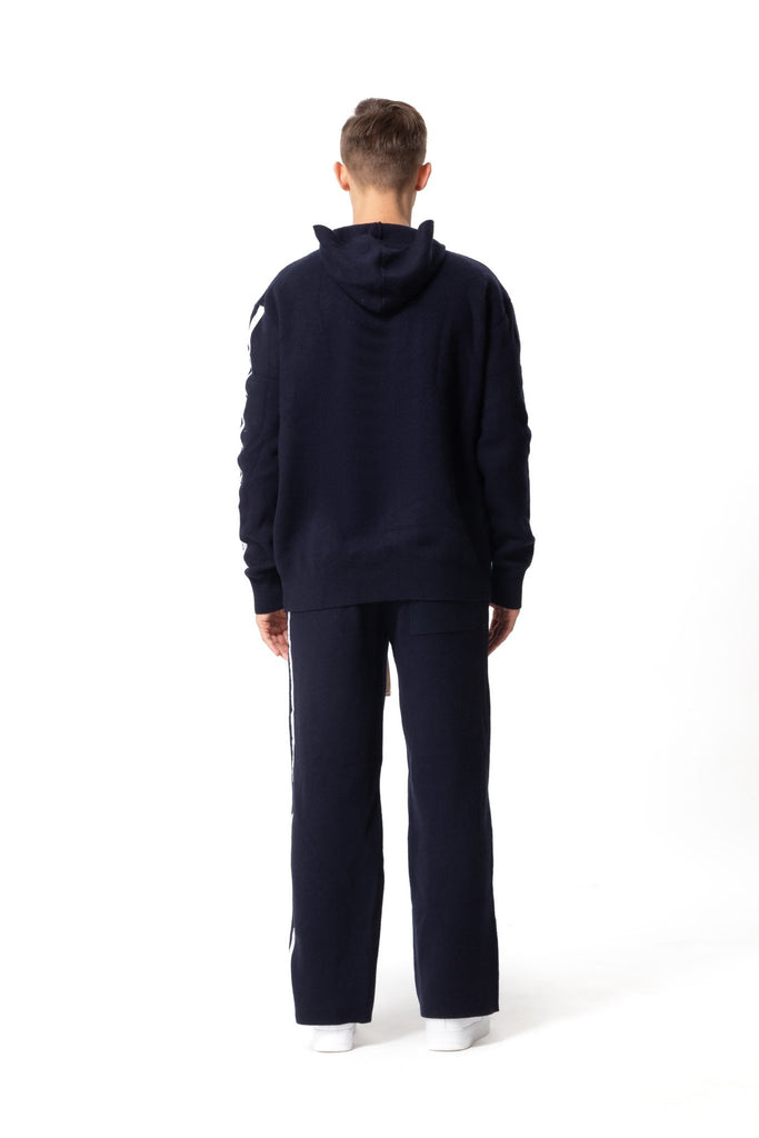 Wool Side Stripe Pants - Mazrood