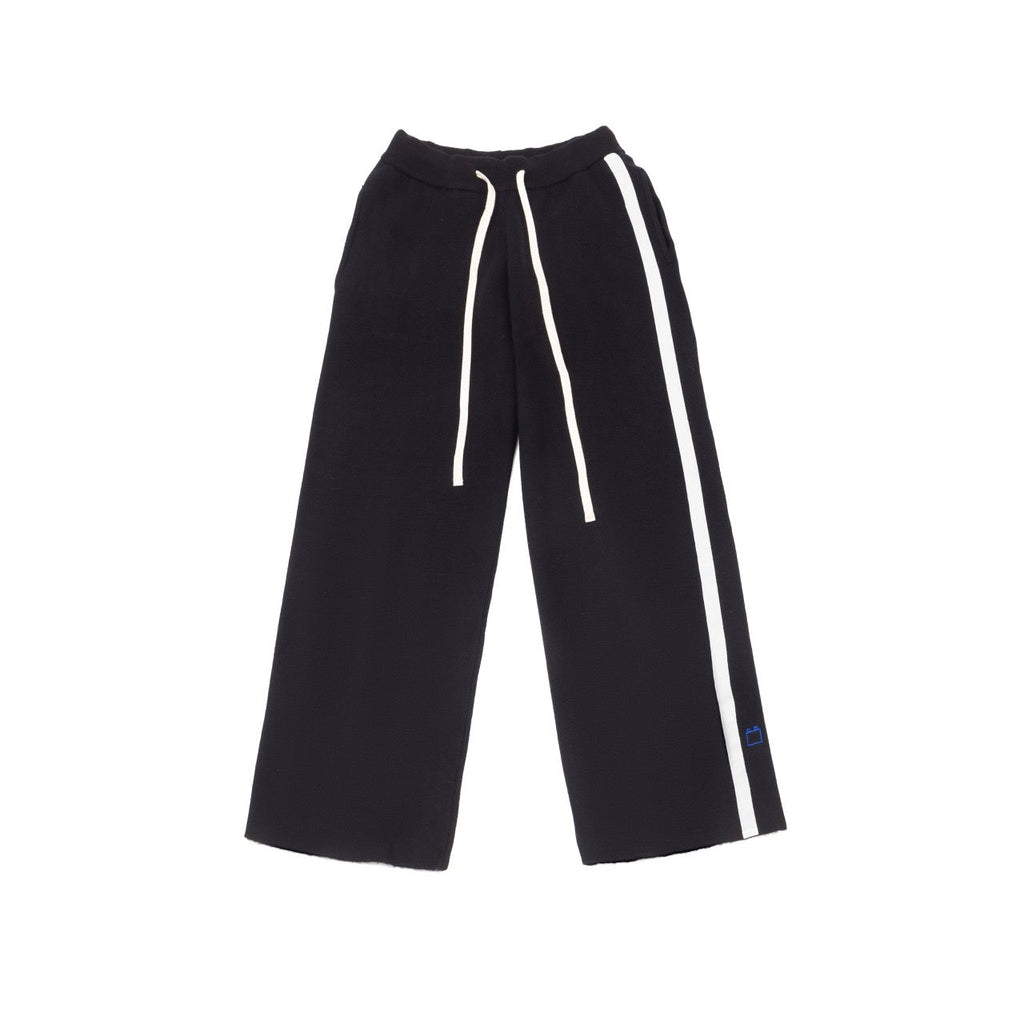 Wool Side Stripe Pants - Mazrood