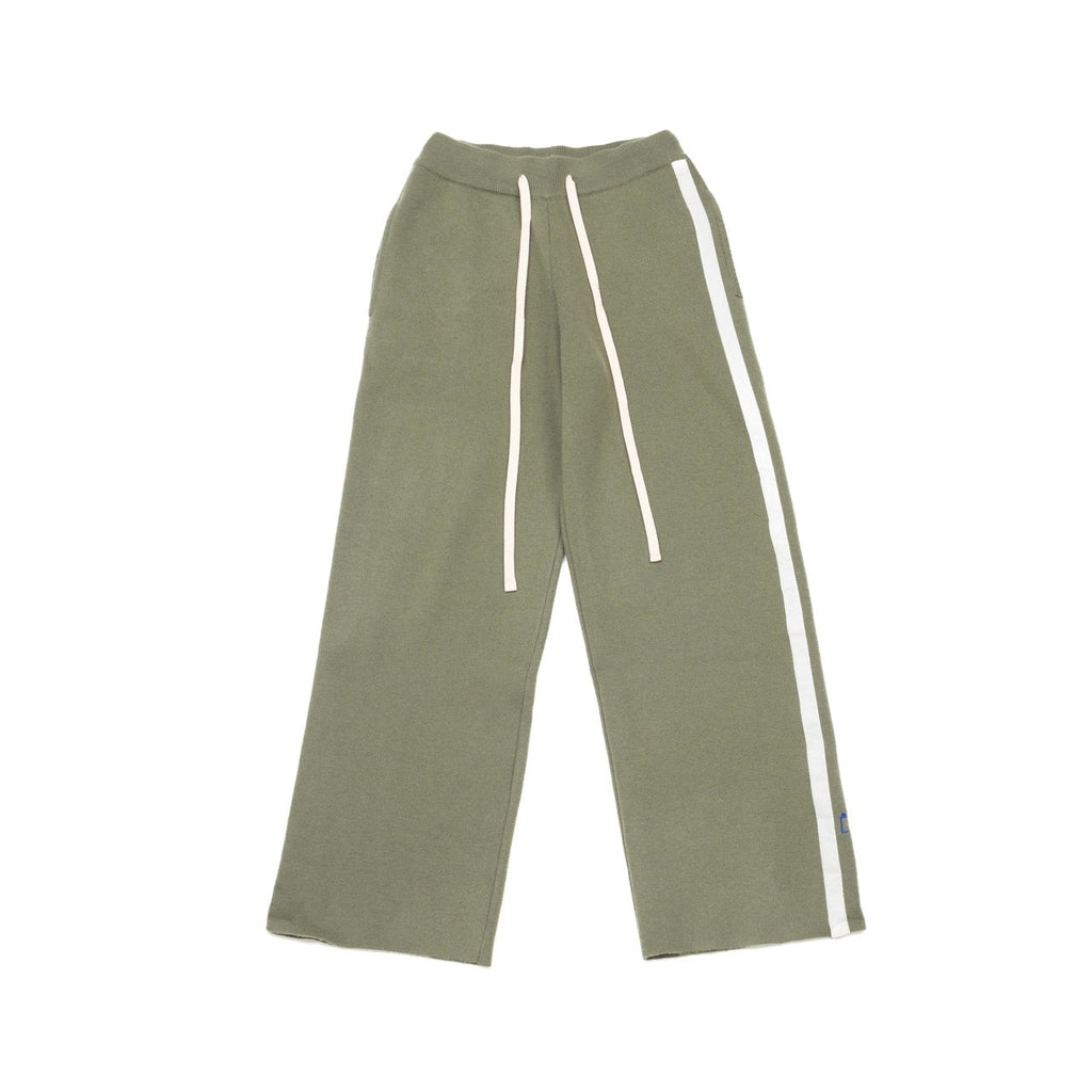 Wool Side Stripe Pants - Mazrood