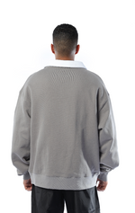 MZ sweater with white collar