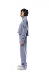 Cropped Half zip Polar Fleece